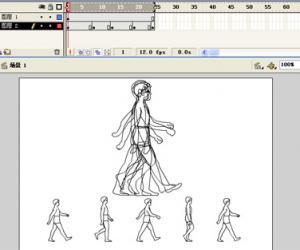 Flash人物走動動畫的制作技巧分析